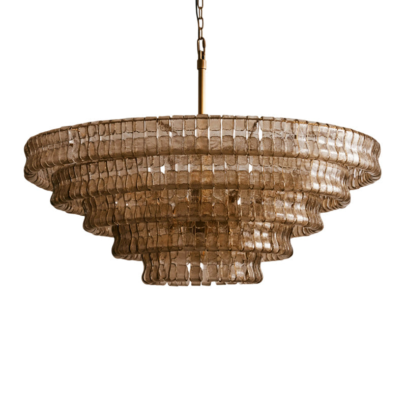 Ribbon Glass Chandelier