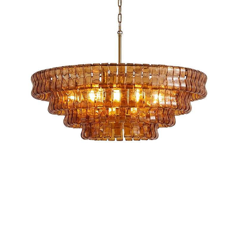 Ribbon Glass Chandelier