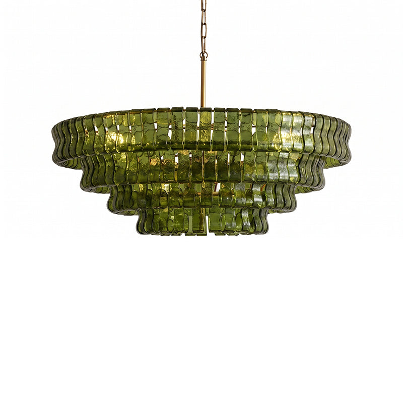 Ribbon Glass Chandelier
