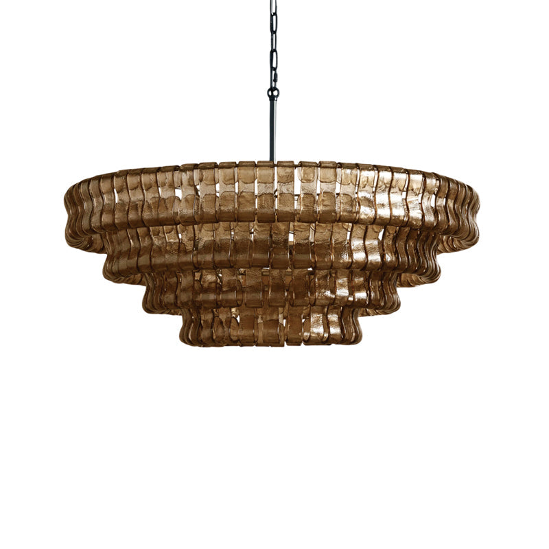 Ribbon Glass Chandelier