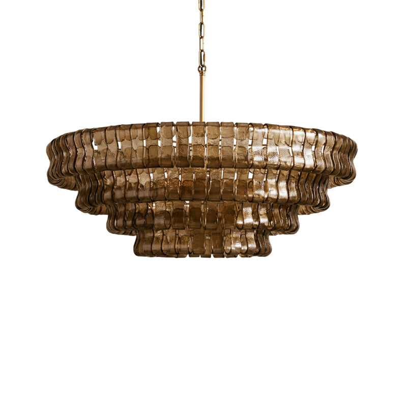 Ribbon Glass Chandelier