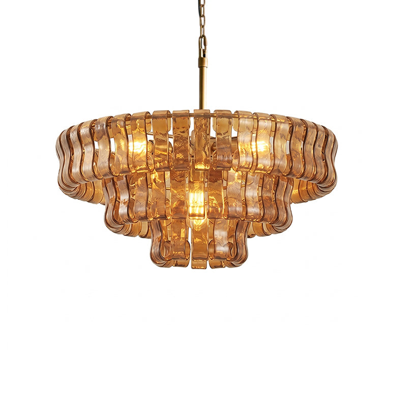 Ribbon Glass Chandelier
