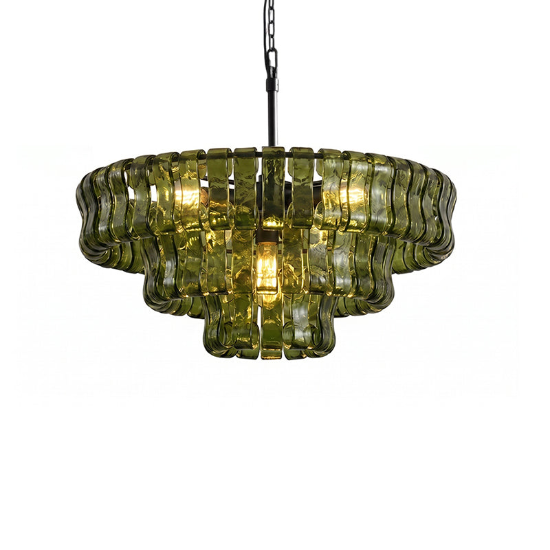 Ribbon Glass Chandelier