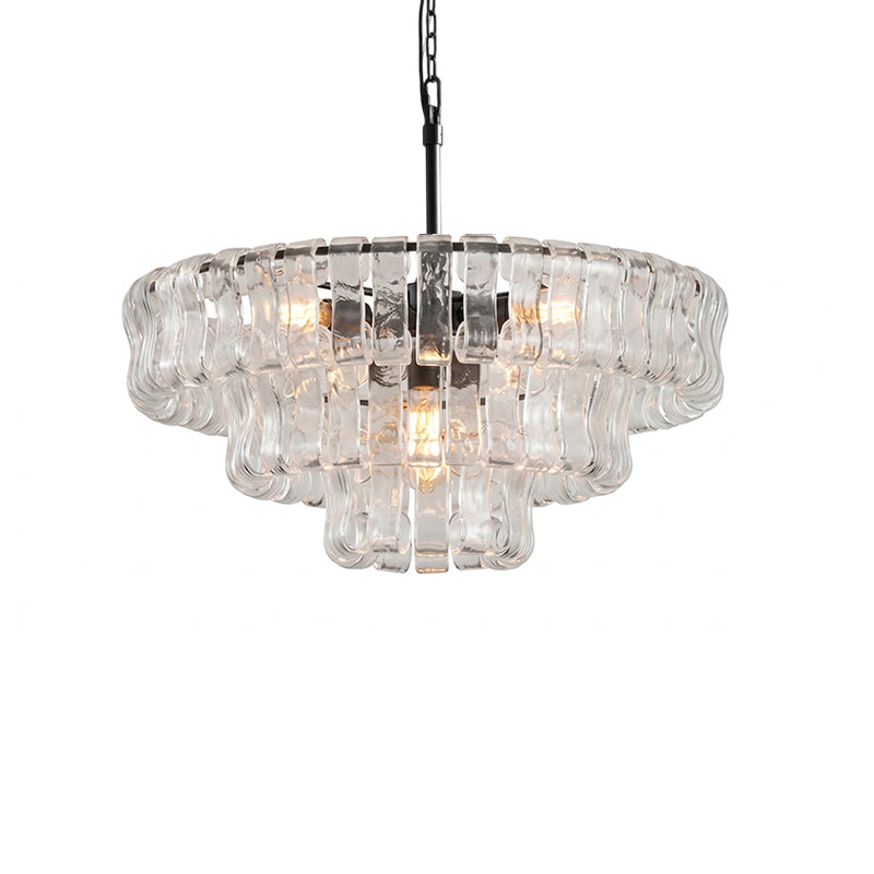 Ribbon Glass Chandelier