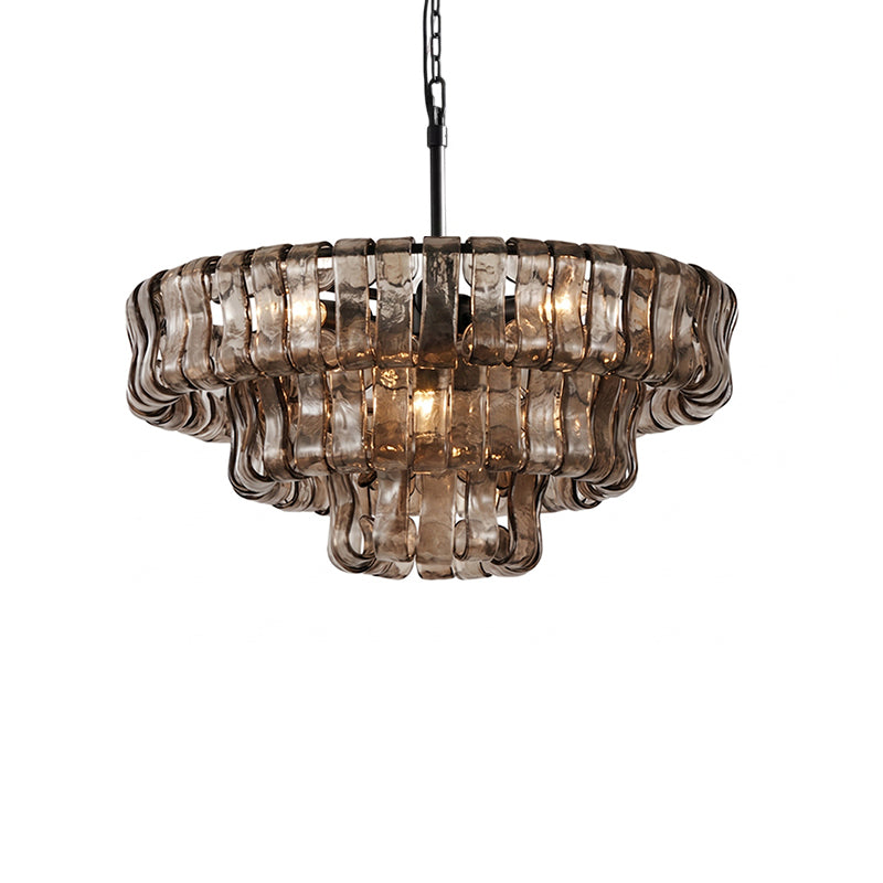 Ribbon Glass Chandelier