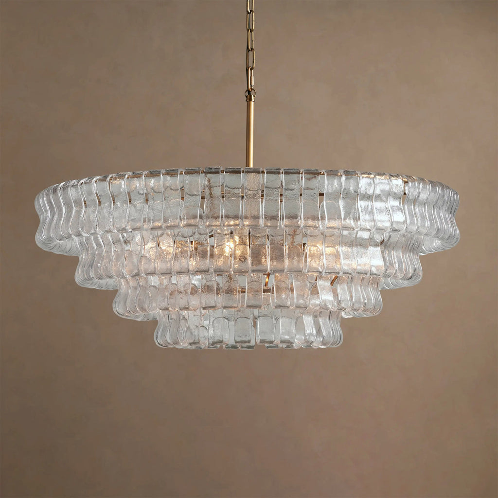 Ribbon Glass Chandelier