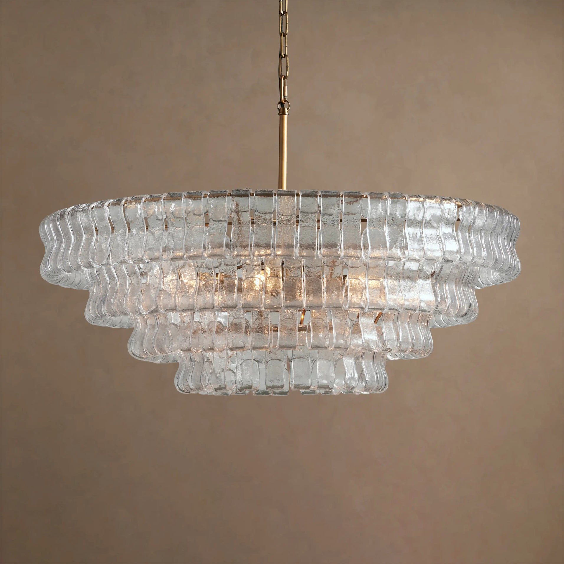 Ribbon Glass Chandelier