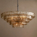 Ribbon Glass Chandelier