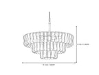 Lustre en verre ruban