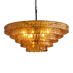 Lustre en verre ruban
