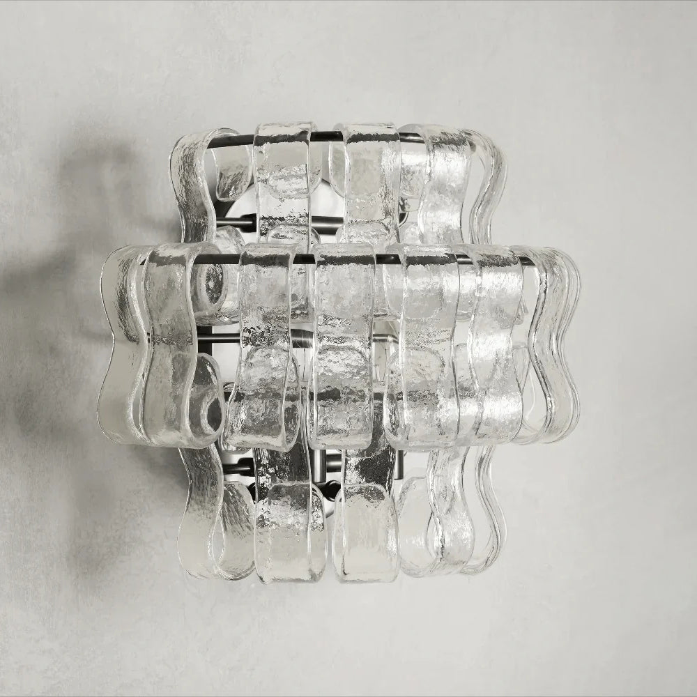 Ribbon Glass Wall Sconce