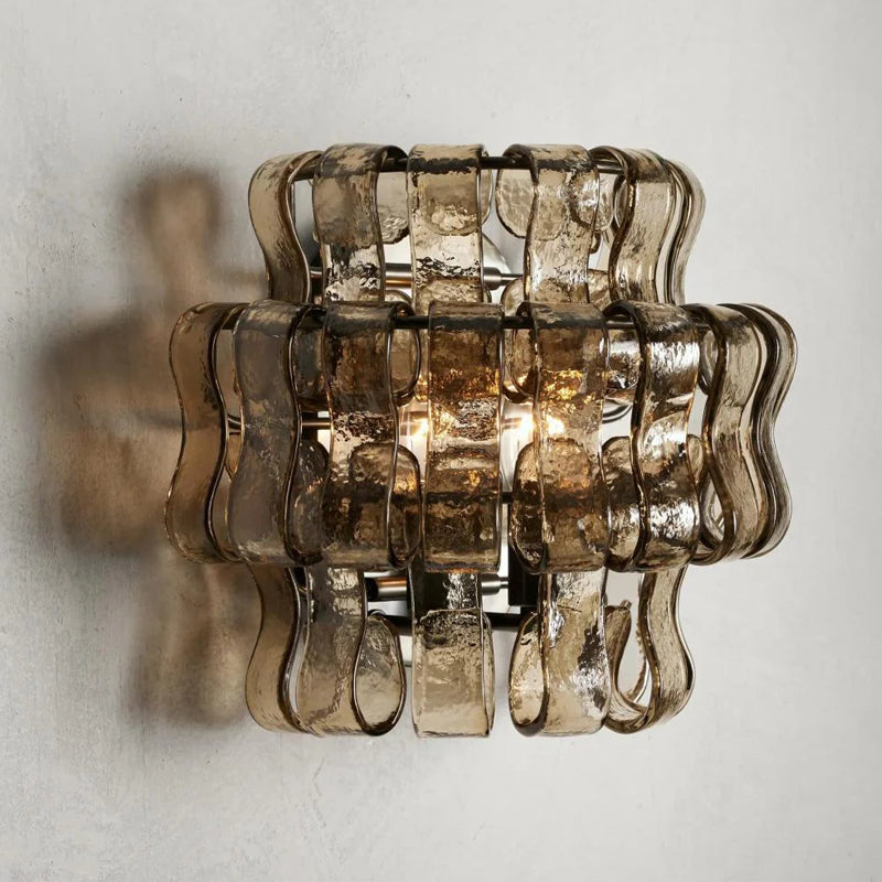 Ribbon Glass Wall Sconce