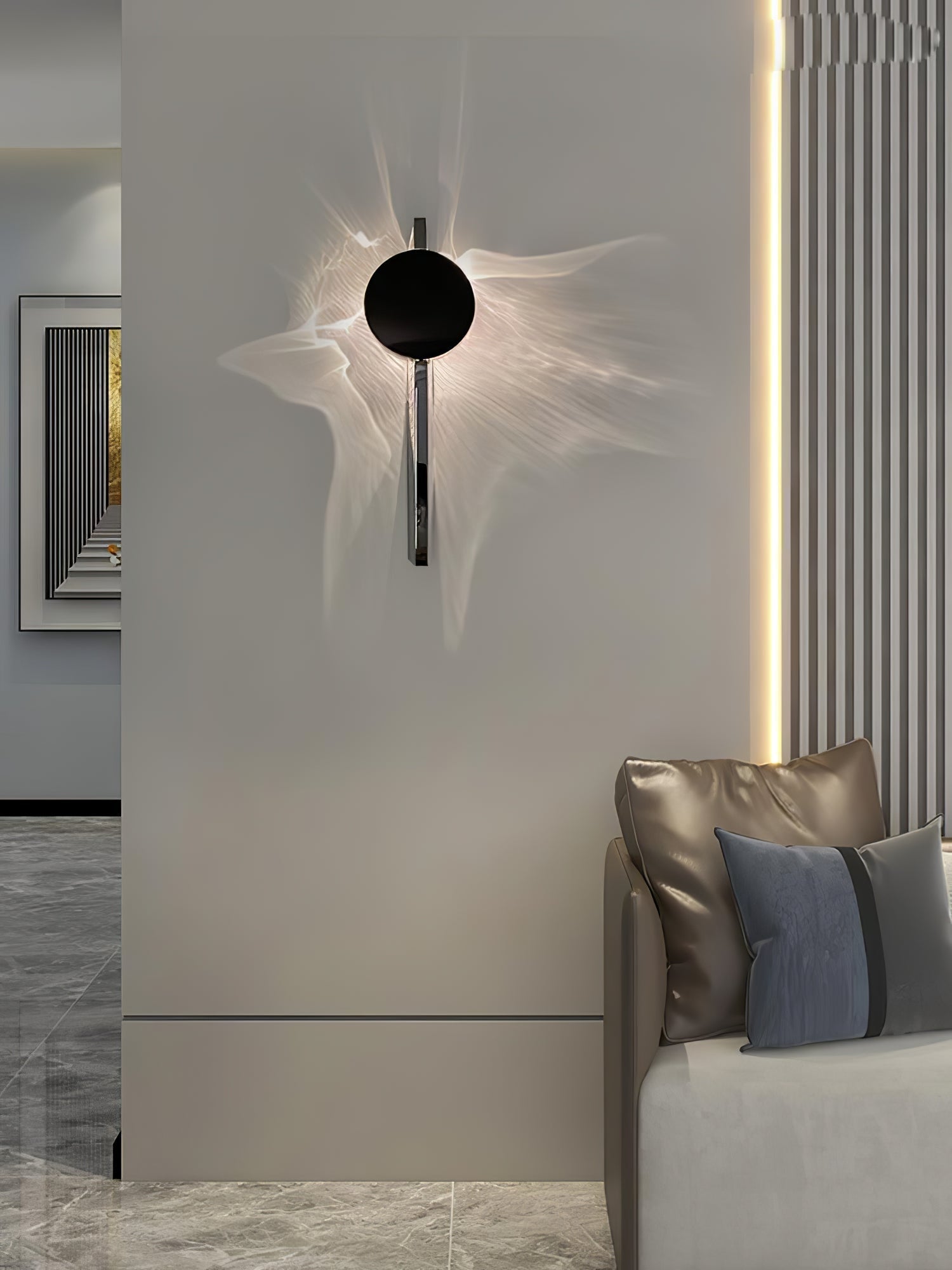 Ripple Rotating Wall Lamp