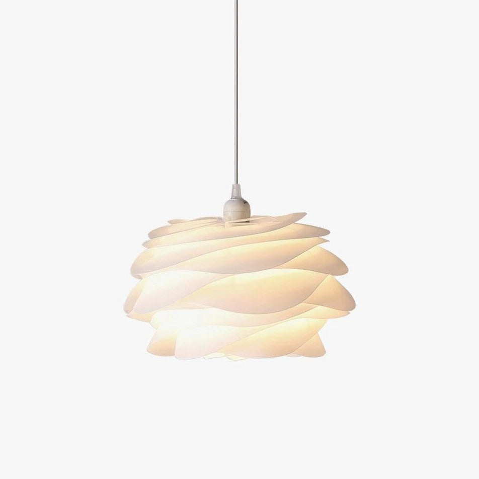 Modern Layered Petal Pendant Light Studio Product Shot