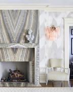 Modern Gradient Petal Wall Sconce in Luxury Living Room