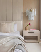Modern Gradient Petal Wall Sconce in Master Bedroom Setting