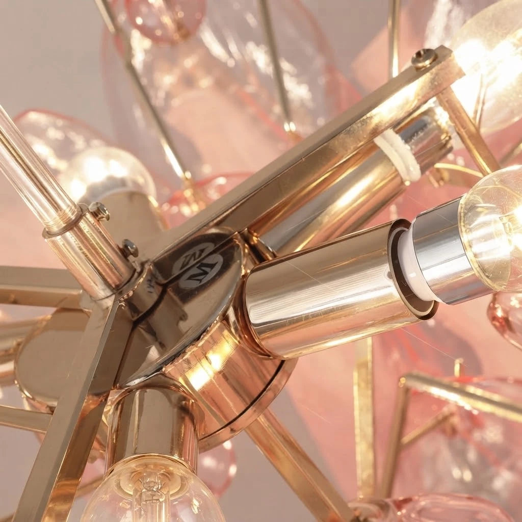 Close Up View of Internal Light Fixtures and Hardware Structure