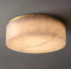 Round Rivage Alabaster Ceiling Lamp