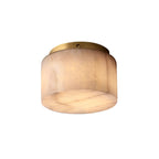 Round Rivage Alabaster Ceiling Lamp