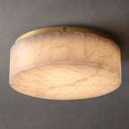 Round Rivage Alabaster Ceiling Lamp