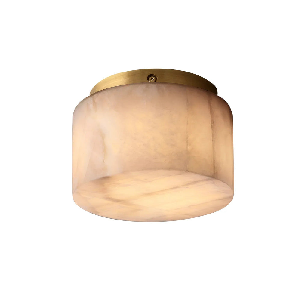 Round Rivage Alabaster Ceiling Lamp