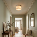 Deckenleuchte Rivage Alabaster, rund