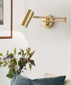 Rowan Brass Swing Arm Wall Sconce