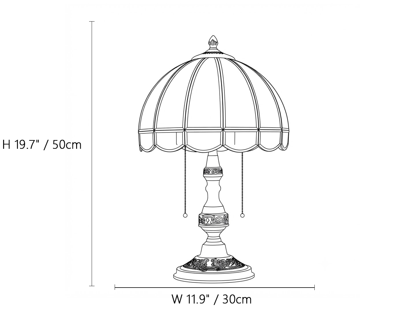 Rustic Amber Glass Dome Light