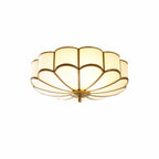 Scalloped Bloom Flush Mount