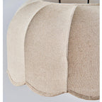 Scalloped Fabric Dome Pendant Light