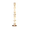 Sculptural Layered Alabaster Floor Lamp