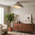 Serene Metal Wave Flush Mount