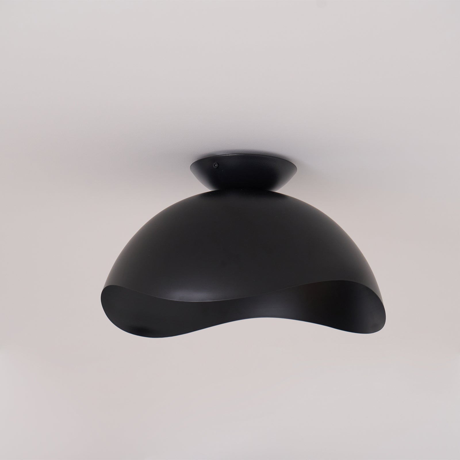 Serene Metal Wave Flush Mount