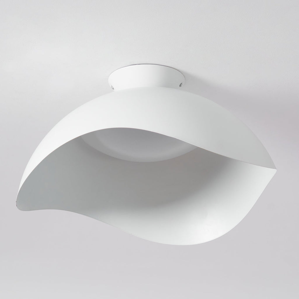 Serene Metal Wave Flush Mount