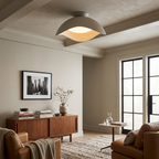 Serene Metal Wave Flush Mount