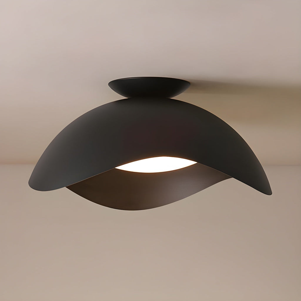 Serene Metal Wave Flush Mount