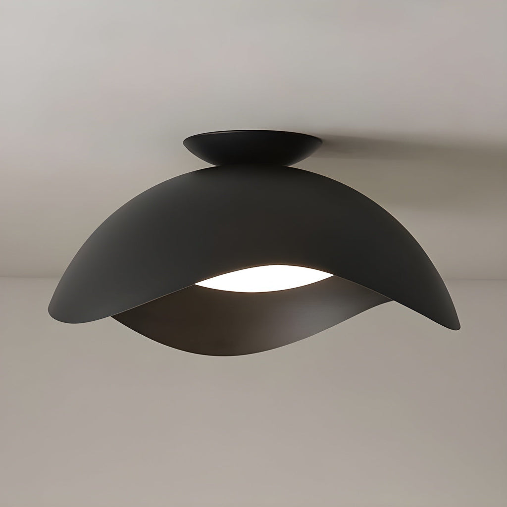 Serene Metal Wave Flush Mount