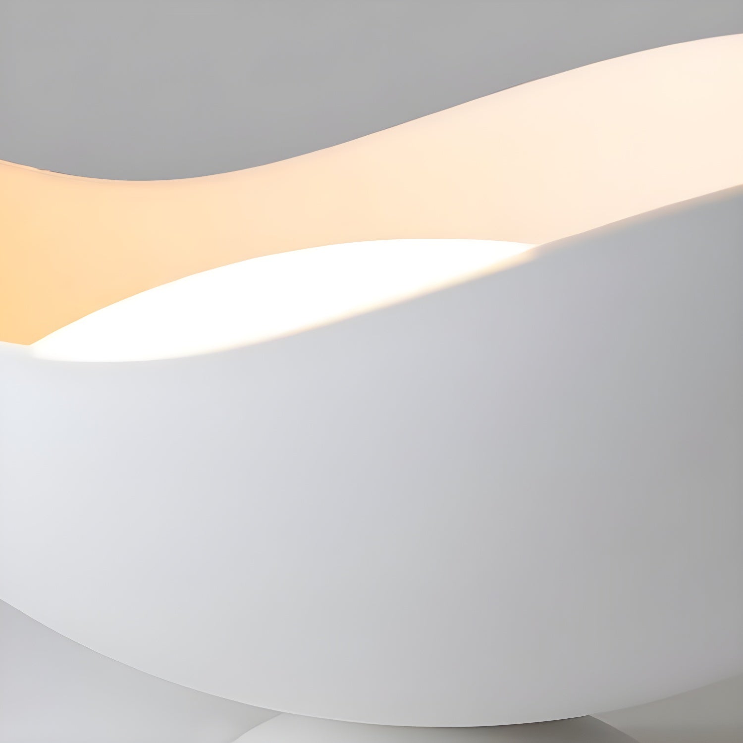 Serene Metal Wave Flush Mount
