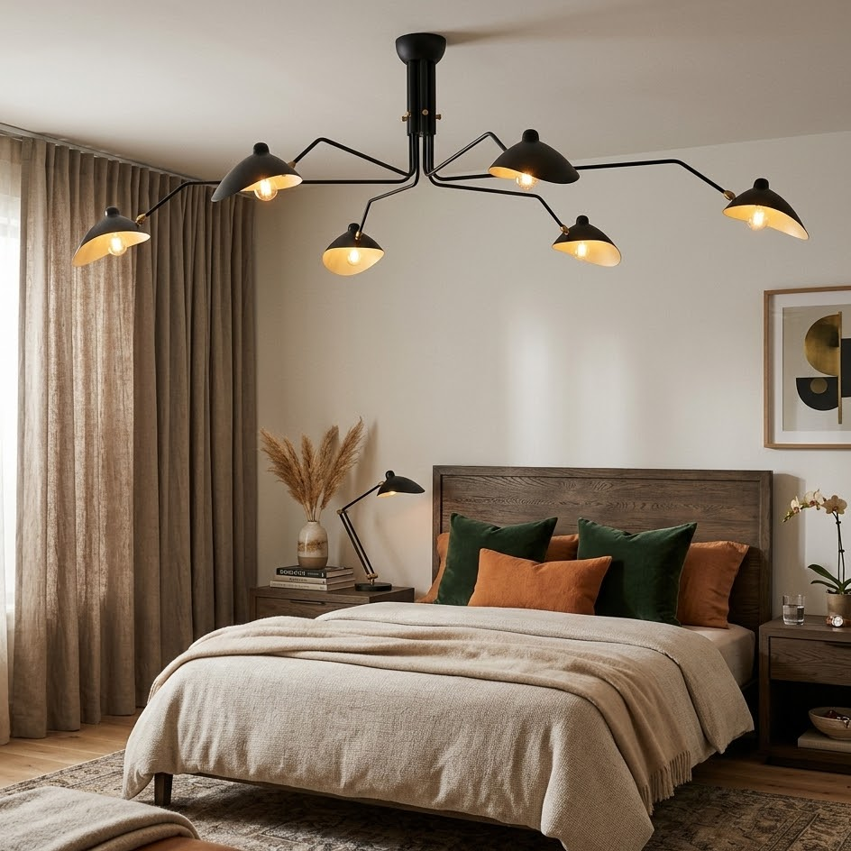 Serge Mouille Ceiling Light