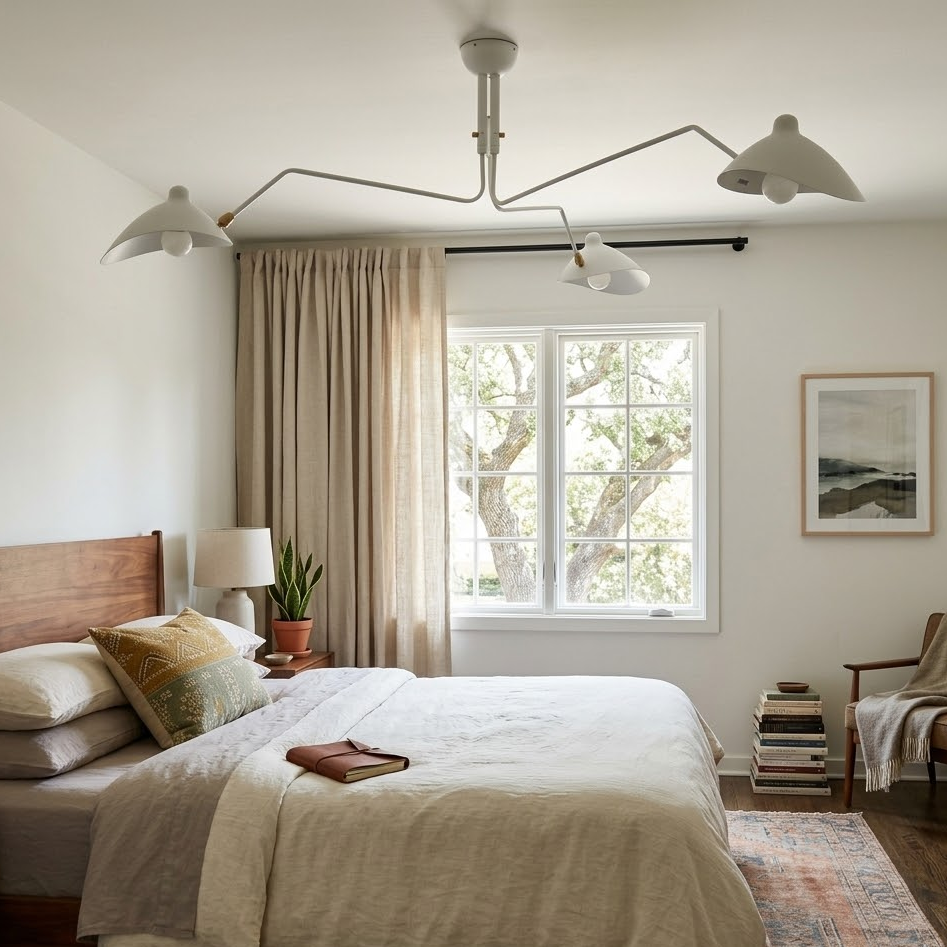 Serge Mouille Ceiling Light