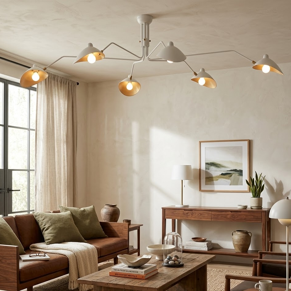 Serge Mouille Ceiling Light