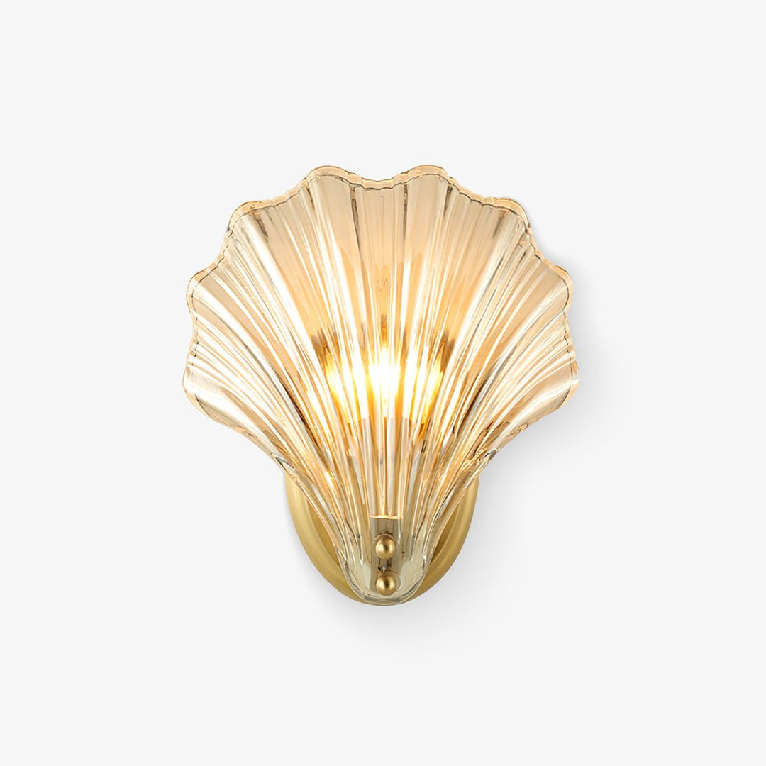 Shell Glass Wall Sconce