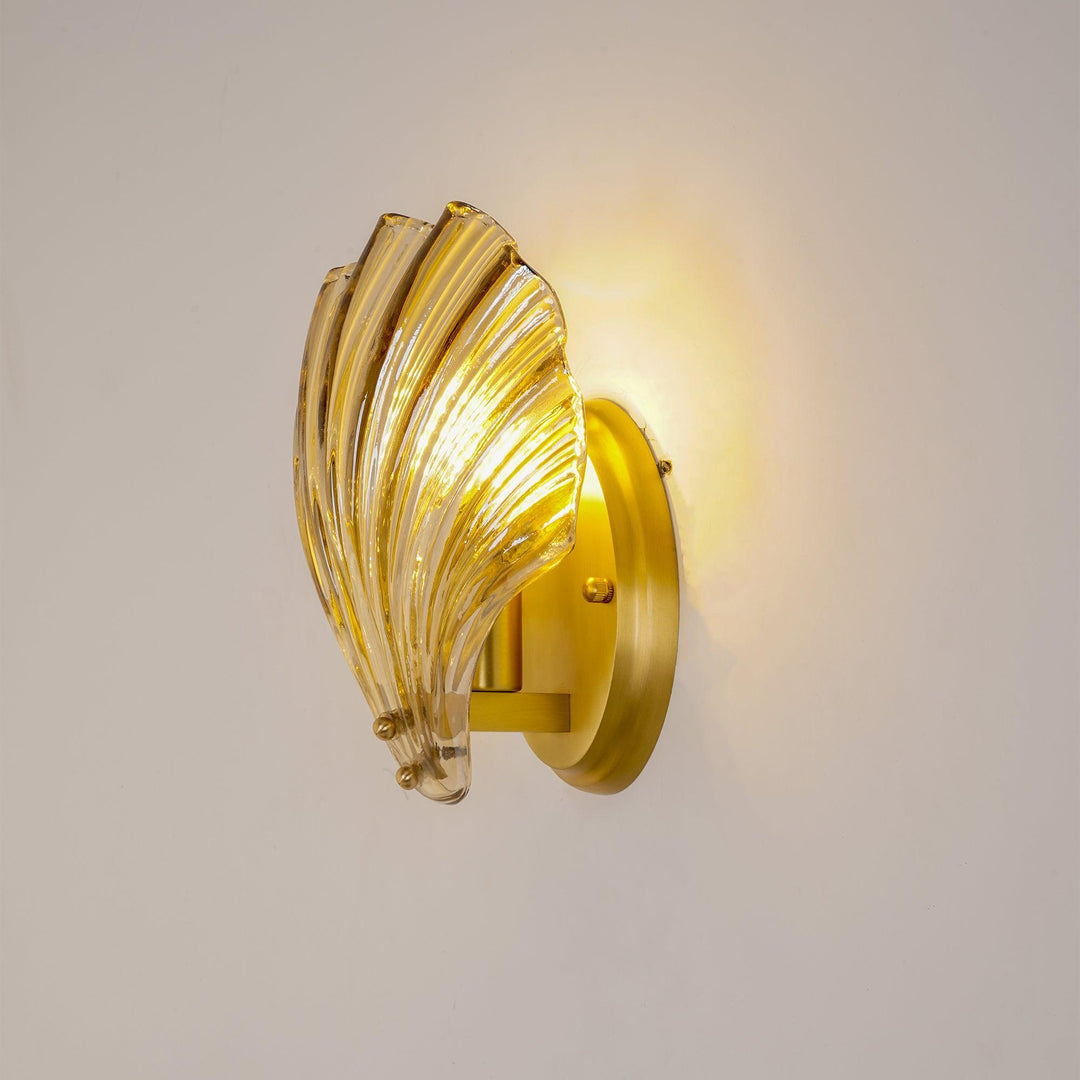 Shell Glass Wall Sconce