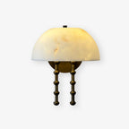 Siena Alabaster Dome Sconce
