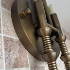 Siena Alabaster Dome Sconce