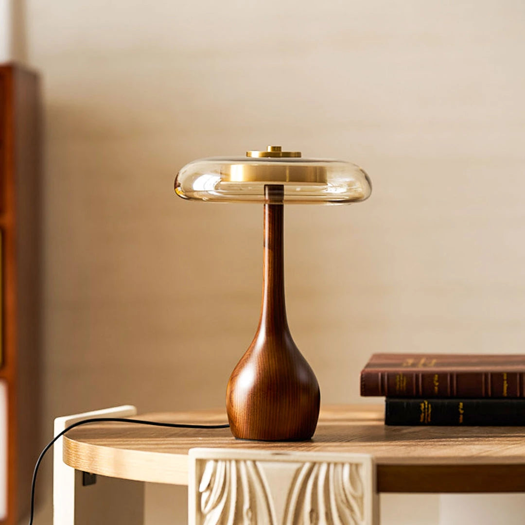 Modern Mushroom Table Lamp in Dining Area