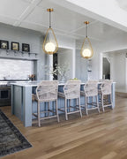 Modern Pendant Lights Over Kitchen Breakfast Bar