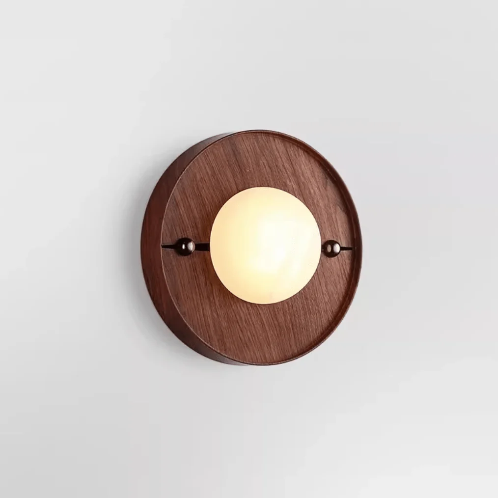 Solaris Timber Alabaster Sconce