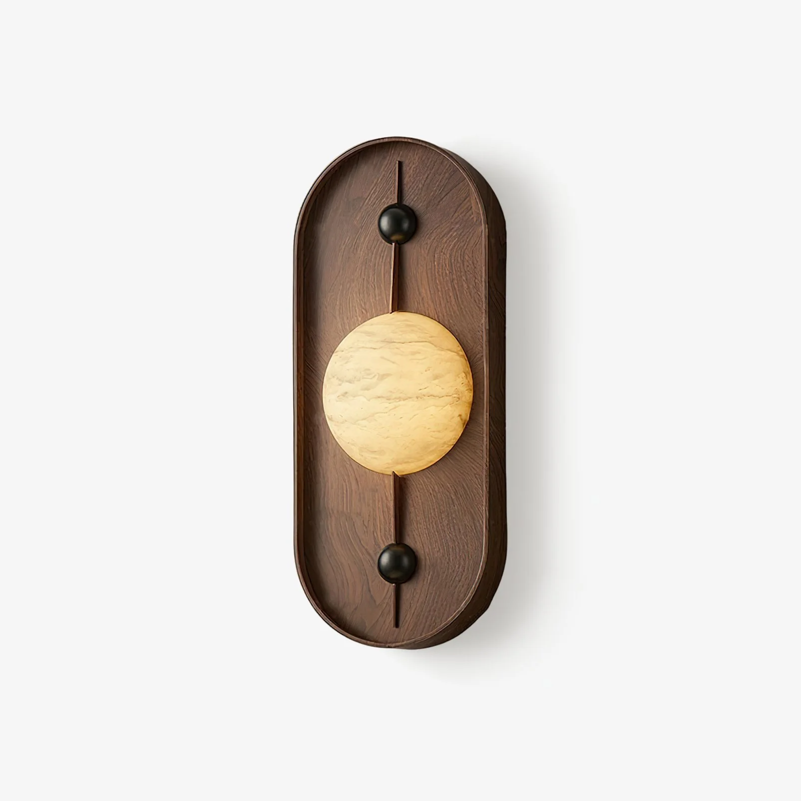 Solaris Timber Alabaster Sconce