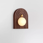 Solaris Timber Alabaster Sconce